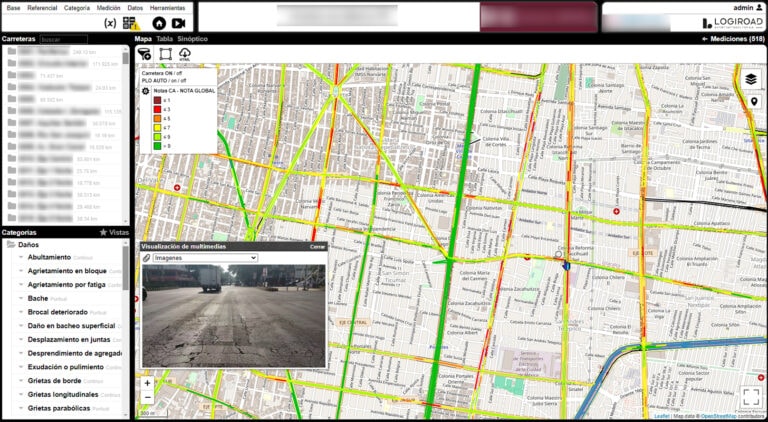 base de datos de carreteras, L2R Base