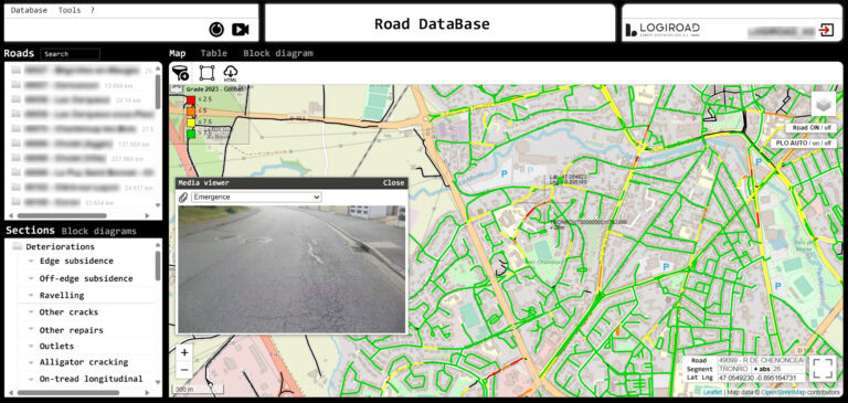 interface of L2R base by logiroad