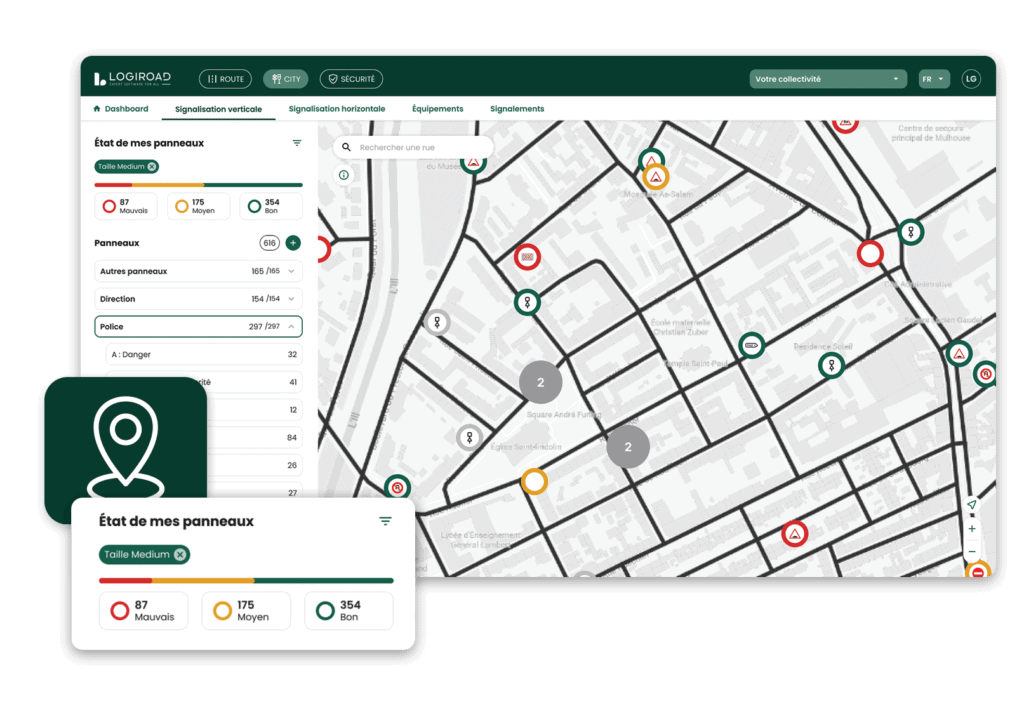 Inventaire mobiliers urbains