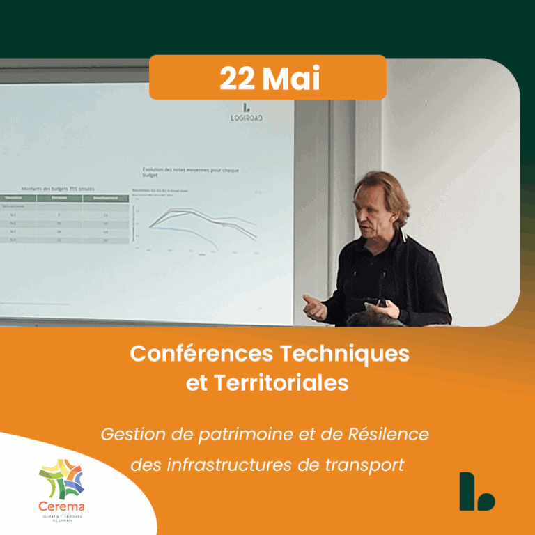 Conférence Techniques et Territoriales du Cerema et Logiroad le 22 mai