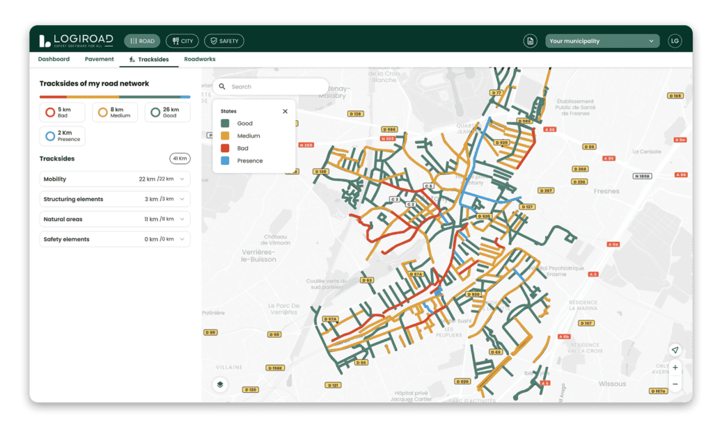 Tracksides road assets