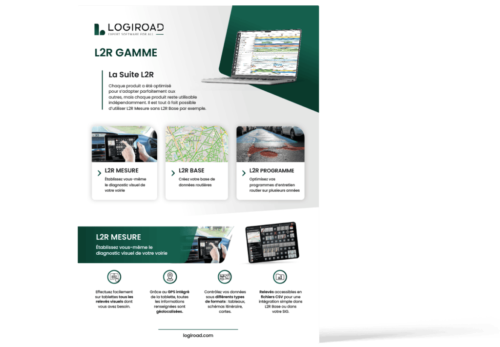 L2R Gamme : Solutions de gestion du patrimoine routier