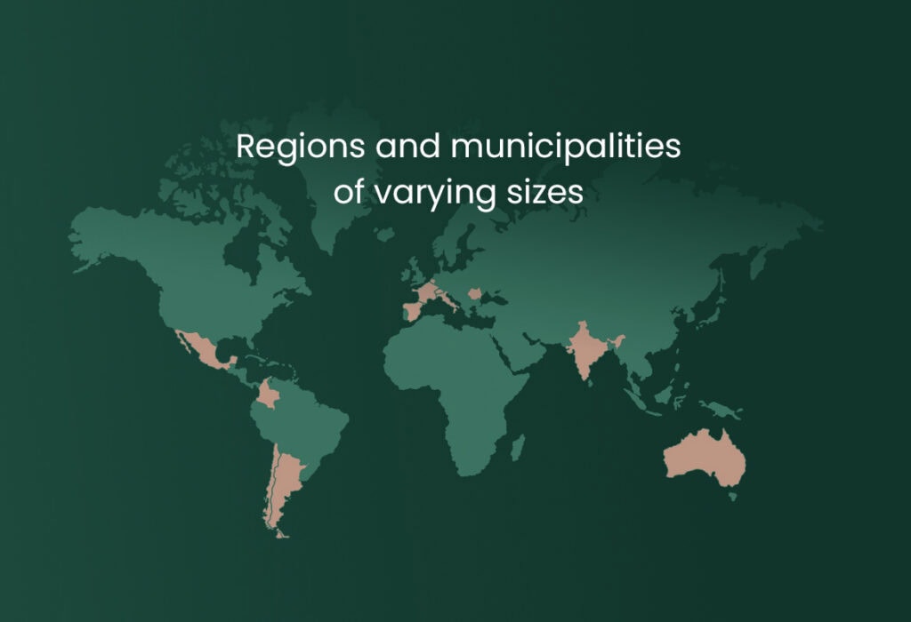 Logiroad's map of customers around world